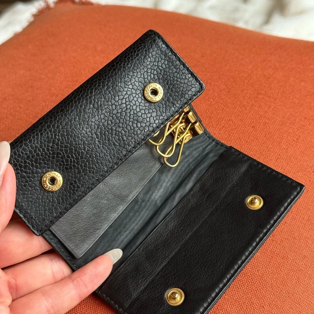 CHANEL 
Caviar Timeless CC 6 Key Holder Case Black - Picture 4 of 14